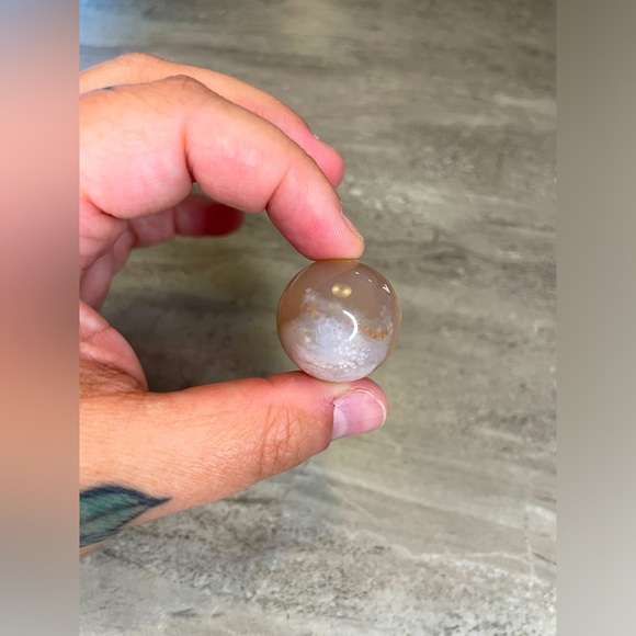 Flower Agate Sphere - Picture 2 of 2